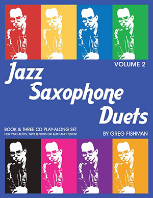 Greg Fishman Jazz Studios Jazz Saxophone Duets Vol.2 + 3CD