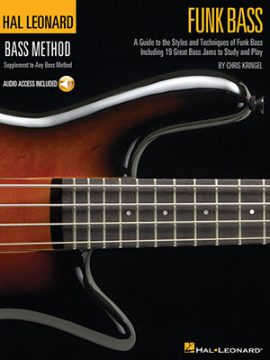 Hal Leonard Bass Method Funk Bass + CD