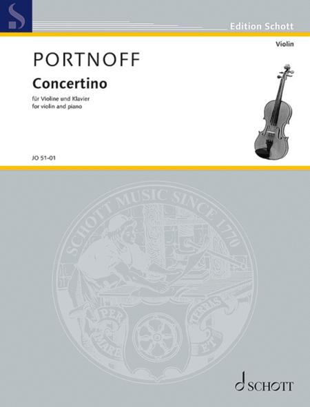 Leo Portnoff - Concertino - For Violin and Piano