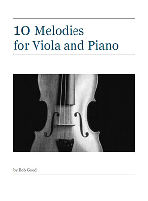 a 10 Melodies For Viola and Piano