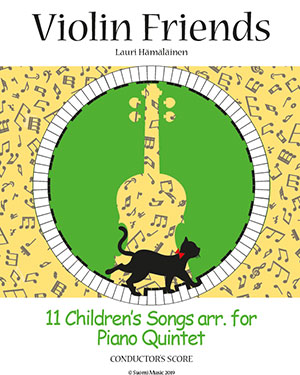 a 11 Children's Songs arr. for Piano Quintet: Conductor's Score