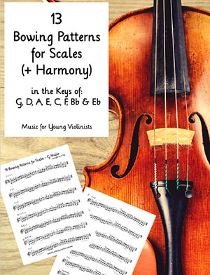 a 13 Bowing Patterns for Scales (+ Harmony)