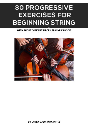 a 30 Progressive Exercises for Beginning String Orchestra