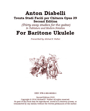 Anton Diabelli: Trenta Studi Facili per Chitarra Opus 39 Second Edition