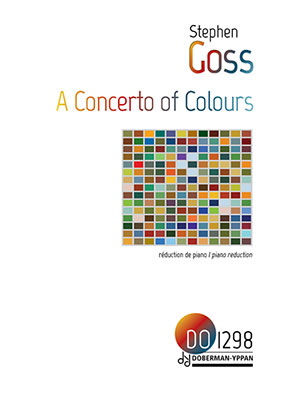 Stephen GOSS - Concerto of Colours, piano reduction - For Guitar And Piano