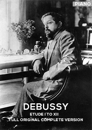 Debussy - Etude i to xii Full Original Complete Version