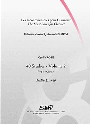 Tuition Book - 40 Studies for Clarinet - Volume 2 - Studies 21 to 40