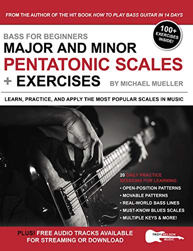Bass for Beginners Major and Minor Pentatonic Scales + Exercises + CD