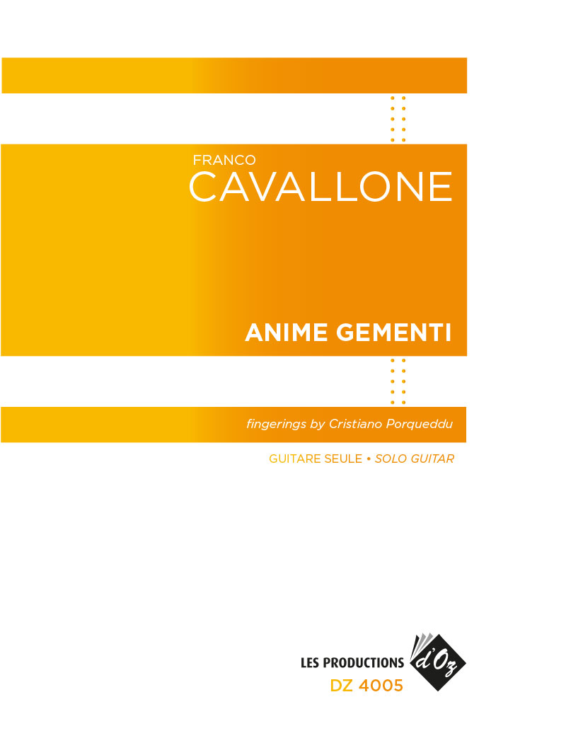 Franco CAVALLONE - Anime gementi - Guitar Solo