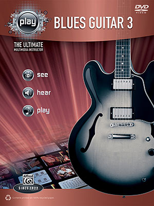 Alfred's PLAY Series Blues Guitar 3 Book + DVD
