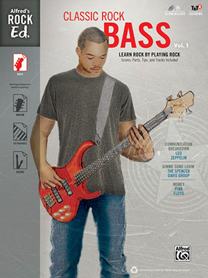 Alfred's Rock Ed.: Classic Rock Bass, Vol. 1 + CD