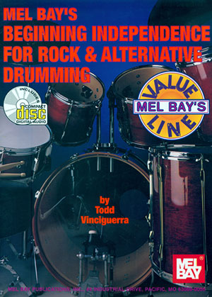 Mel Bay's Beginning Independence for Rock & Alternative Drumming + CD