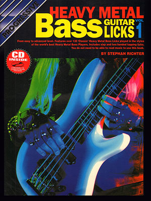 Progressive Heavy Metal Bass Licks - Volume 1 + CD