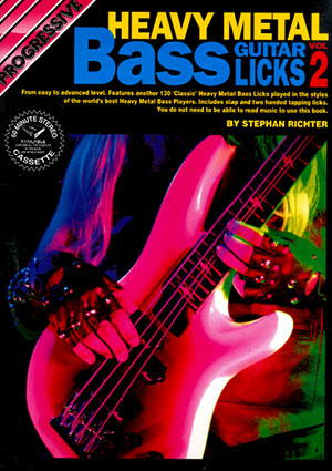 Progressive Heavy Metal Bass Licks - Volume 2 + CD