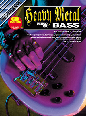 Progressive Heavy Metal Method for Bass Guitar For Beginners to Intermediate + CD