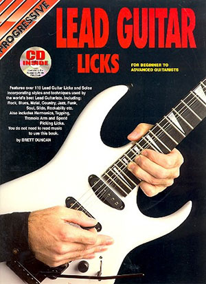 Progressive Lead Guitar Licks + CD