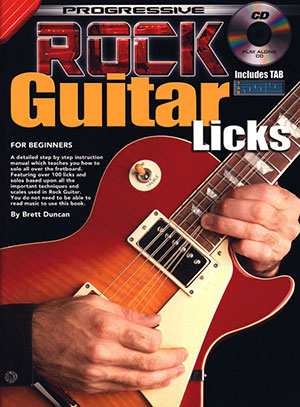 Progressive Rock Guitar Licks + CD