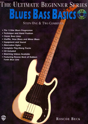 Ultimate Beginner Blues Bass Basics Steps One & Two, Book + CD