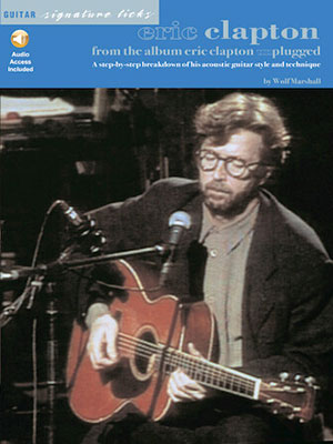 Eric Clapton Unplugged Guitar Signature Licks + CD