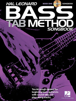 Hal Leonard Bass Tab Method Songbook 1 + CD