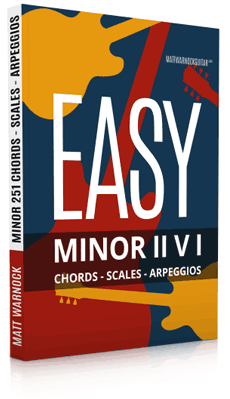 Easy Minor II V I Chords - Scales - Arpeggios