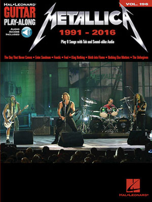 Metallica 1991-2016 Guitar Play-Along Volume 196 + CD