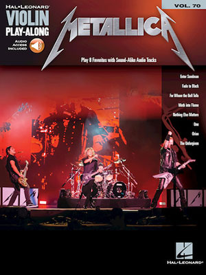 Metallica Violin Play-Along Volume 70 + CD