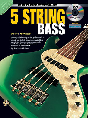 Progressive 5 String Bass + CD