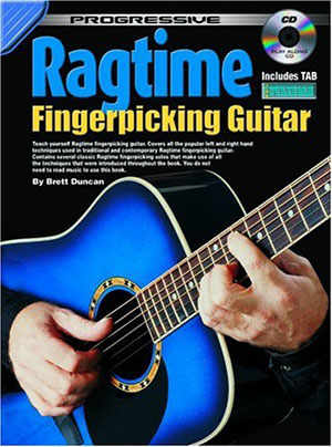 Progressive Ragtime Fingerpicking Guitar + CD