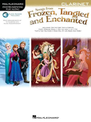 Songs from Frozen, Tangled and Enchanted - Clarinet Songbook + CD