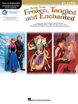Songs from Frozen, Tangled and Enchanted - Flute Songbook + CD