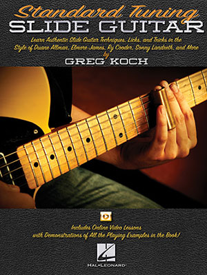 Standard Tuning Slide Guitar Book + DVD