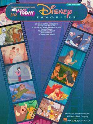 Disney Favorites Songbook E-Z Play Today Volume 392