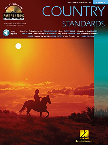 Country Standards Piano Play-Along Volume 6 + CD