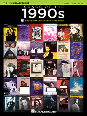 Songs of the 1990s The New Decade Series + Backing Track CD