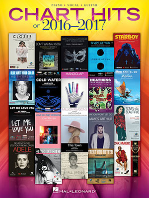 Chart Hits of 2016-2017 Piano Book