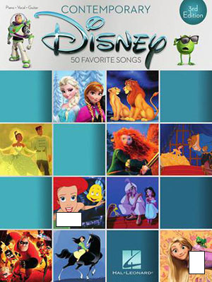 Contemporary Disney 3rd Edition - 50 Favorite Songs PVG Book