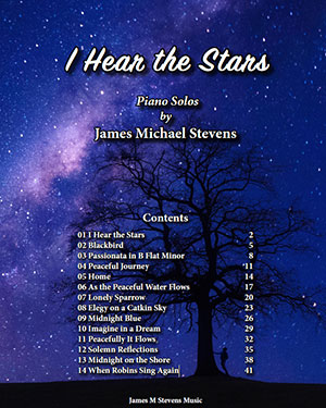 I Hear the Stars Piano Book