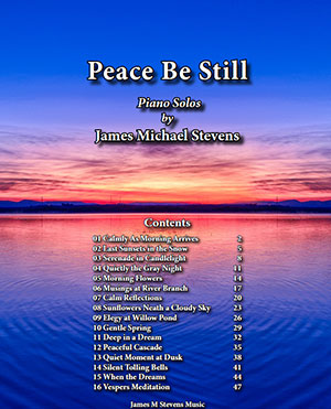 Peace Be Still Piano Book