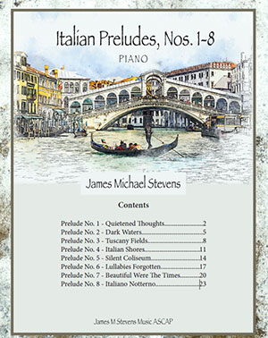 Italian Preludes, Nos. 1-8 - Piano Book