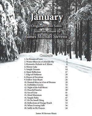 January - Piano Book