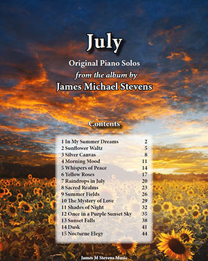 July Piano Book