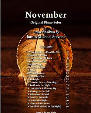 November Piano Book