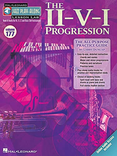 Jazz Play-Along Lesson Lab Volume 177: The II-V-I Progression + CD