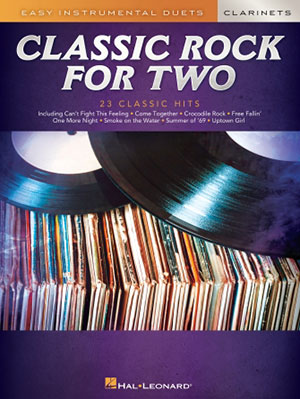 Classic Rock for Two Clarinets Easy Instrumental Duets