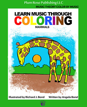 Learn Music Through Coloring Music Theory Color by Music: MAMMALS