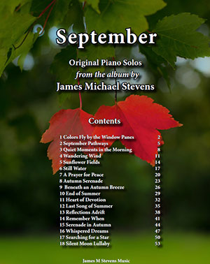 September Piano Book