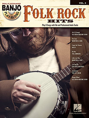 Folk/Rock Hits Banjo Play-Along Volume 3 + CD