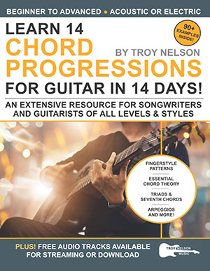 Learn 14 Chord Progressions for Guitar in 14 Days + CD