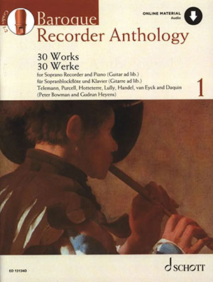Baroque Recorder Anthology 1 + CD